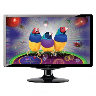 Monitor VIEWSONIC VA2431WM, 24 Inch Full HD LCD, VGA, DVI, Fara Picior, Grad A-
