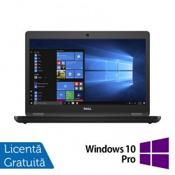 Laptop Refurbished DELL Latitude 5480, Intel Core i5-6200U 2.30GHz, 8GB DDR4, 240GB SSD, 14 Inch, Webcam + Windows 10 Pro